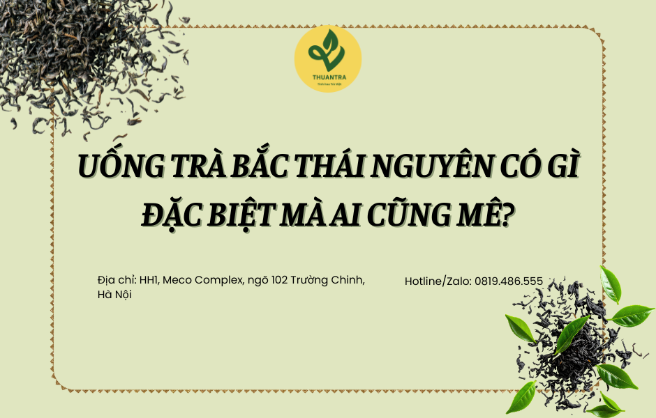 Uống trà Bắc Thái Nguyên có gì đặc biệt mà ai cũng mê?