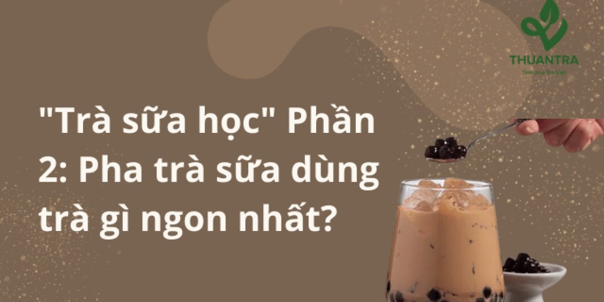 Pha trà sữa dùng trà gì ngoài hồng trà? So sánh ô long, trà nhài, matcha, trà Thái, trà xanh Thái Nguyên và 6 công thức ly 500 ml