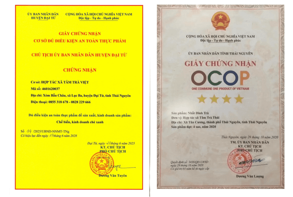 Hình ảnh về chứng nhận VietGap, OCOP