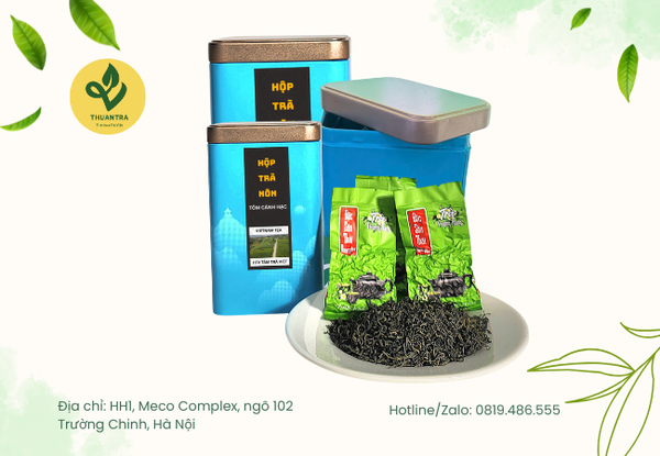 Hộp Trà Nõn Tôm Cánh Hạc