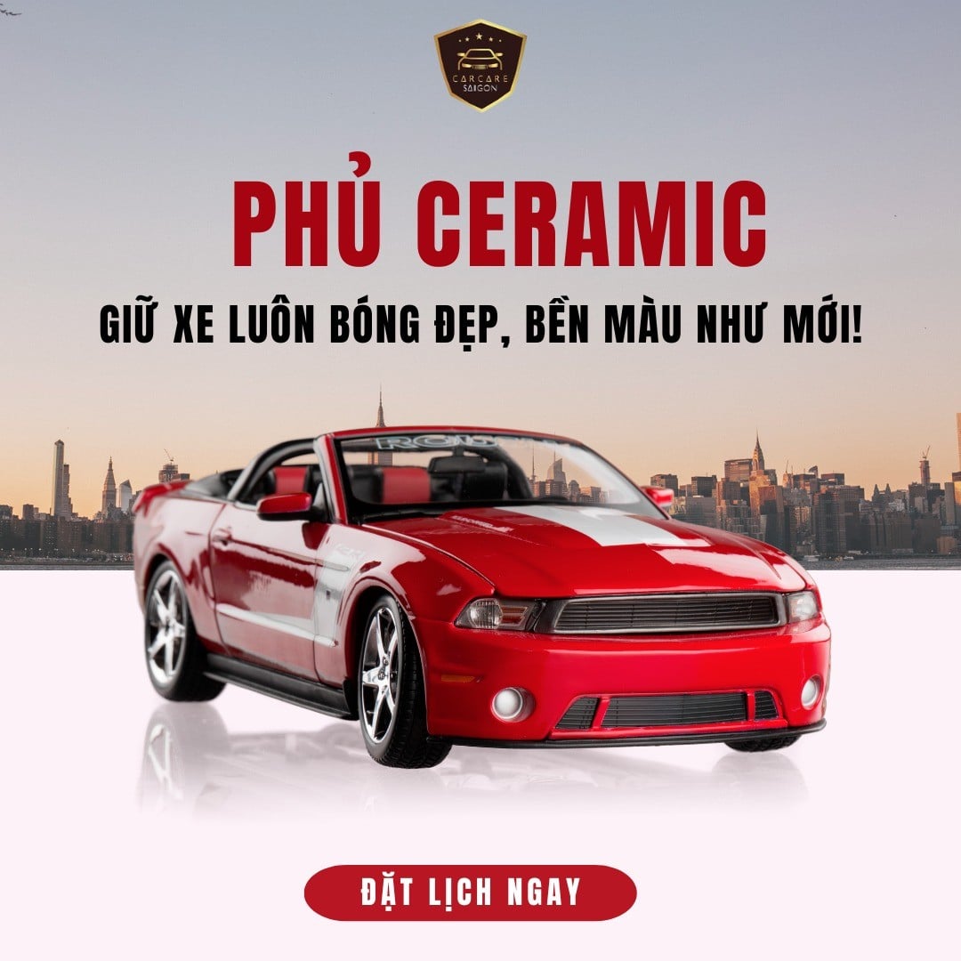 Phủ Ceramic là gì? Giải pháp giữ xe luôn bóng đẹp, bền màu như mới