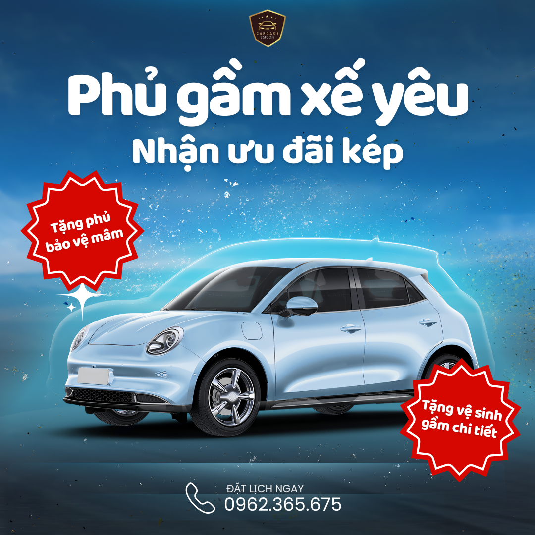 PHỦ GẦM CHO XẾ YÊU - NHẬN ƯU ĐÃI KÉP