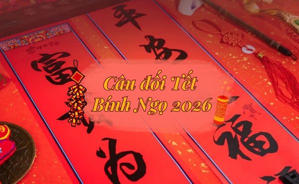 200+ Câu đối Tết Bính Ngọ 2026 hay, ý nghĩa: 4 chữ, 5 chữ chúc Xuân hay nhất