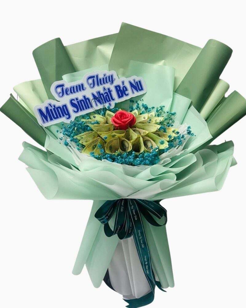 Hoa tiền 100k là món quà ý nghĩa để dành tặng bố mẹ, người thương