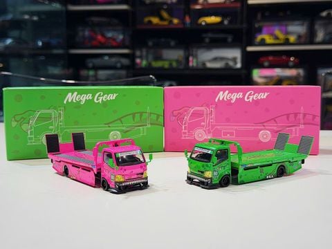 XE MÔ HÌNH CUSTOM TOW CAR ROXY REXY,TỶ LỆ 1/64 MEGA GEAR