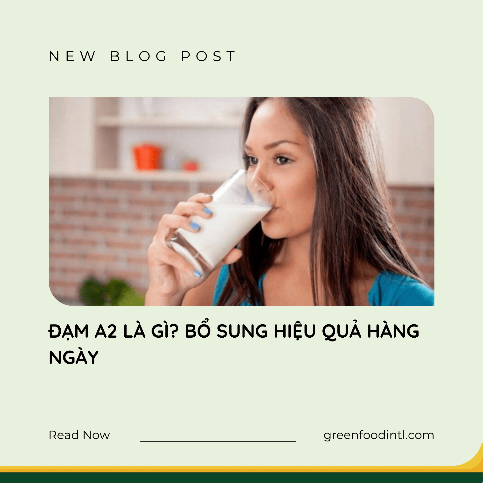 ĐẠM A2 LÀ GÌ? BỔ SUNG HIỆU QUẢ HÀNG NGÀY