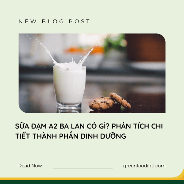 SỮA ĐẠM A2 BA LAN CÓ GÌ? PHÂN TÍCH THÀNH PHẦN DINH DƯỠNG