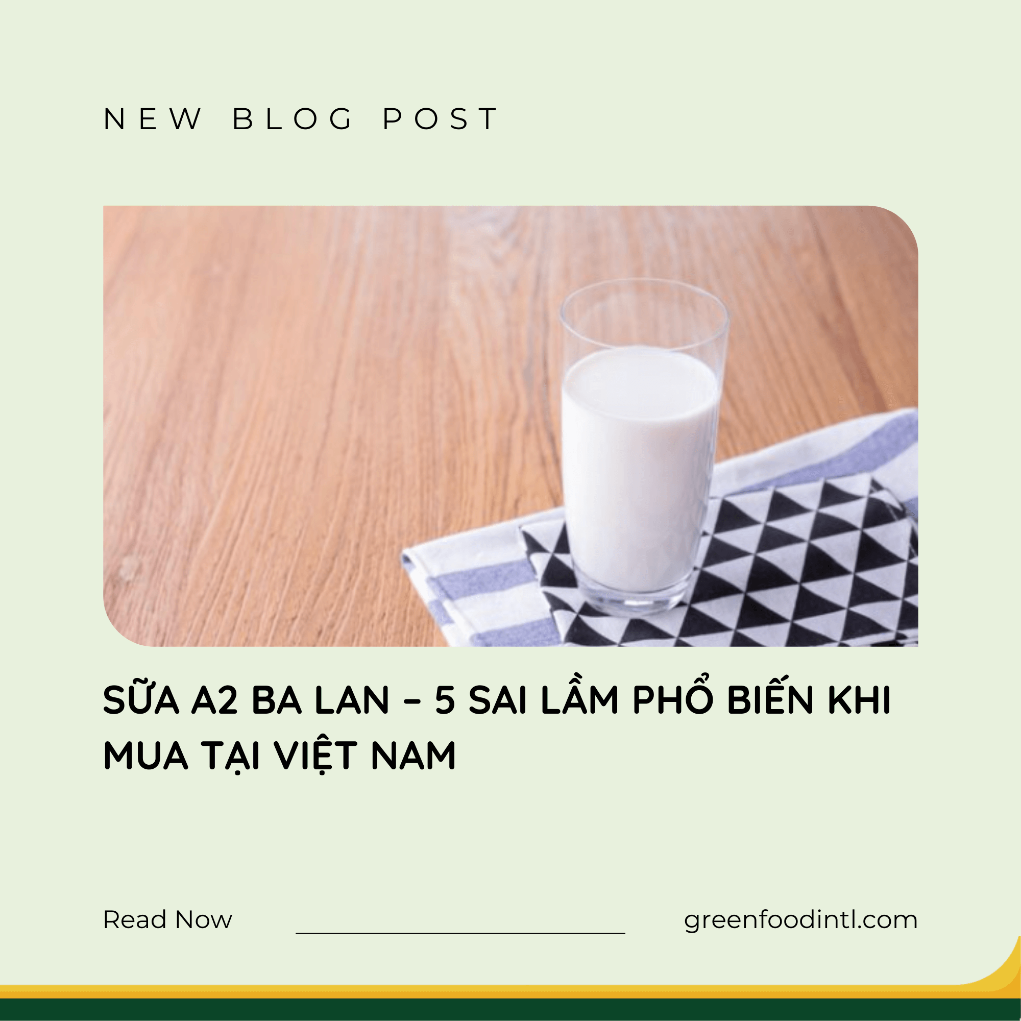 SỮA A2 BA LAN – 5 SAI LẦM PHỔ BIẾN KHI MUA TẠI VIỆT NAM