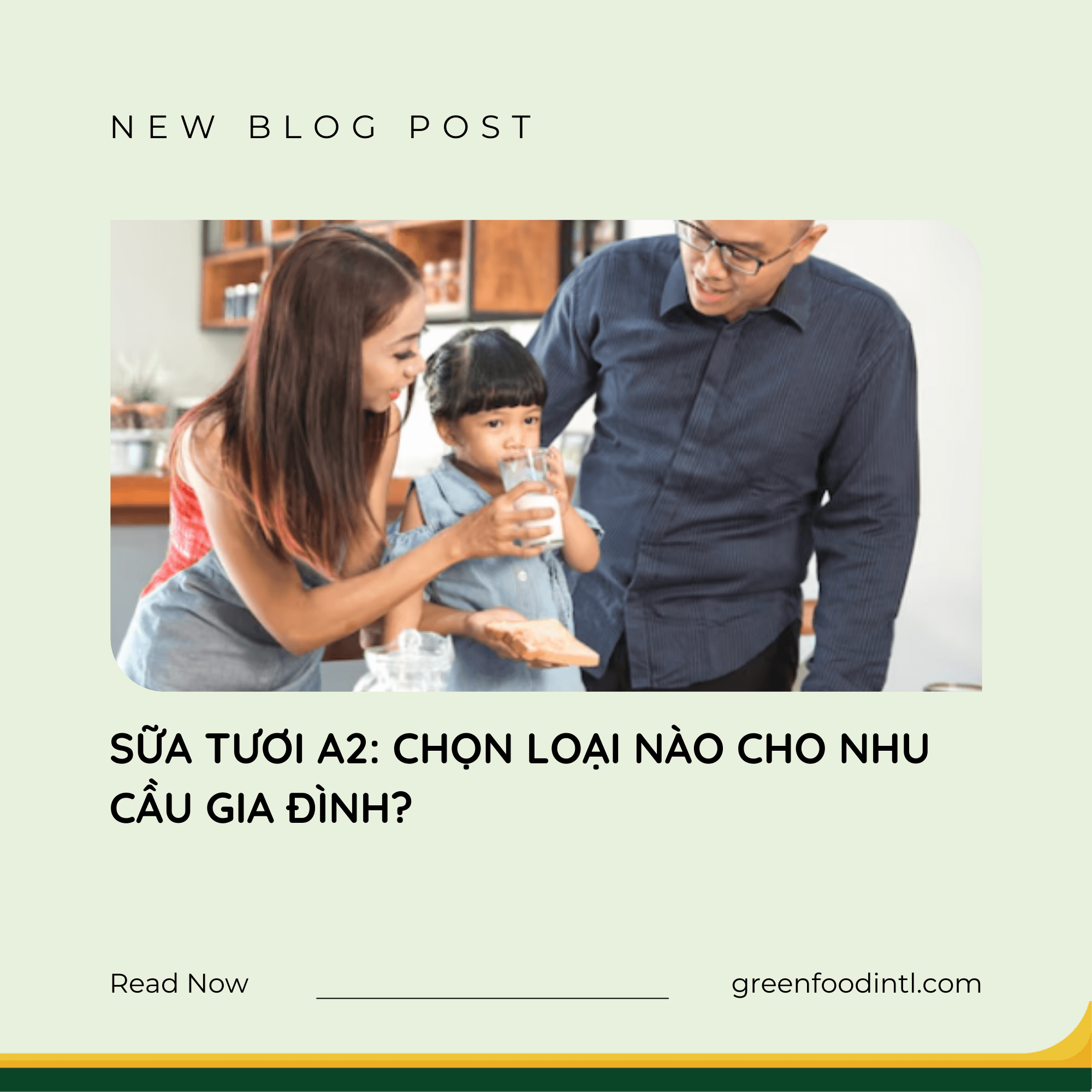 SỮA TƯƠI A2: CHỌN LOẠI NÀO CHO NHU CẦU GIA ĐÌNH?
