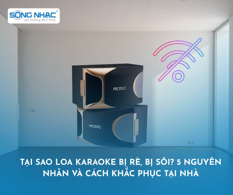 Tại sao loa karaoke bị rè, bị sôi? 5 nguyên nhân và cách khắc phục tại nhà