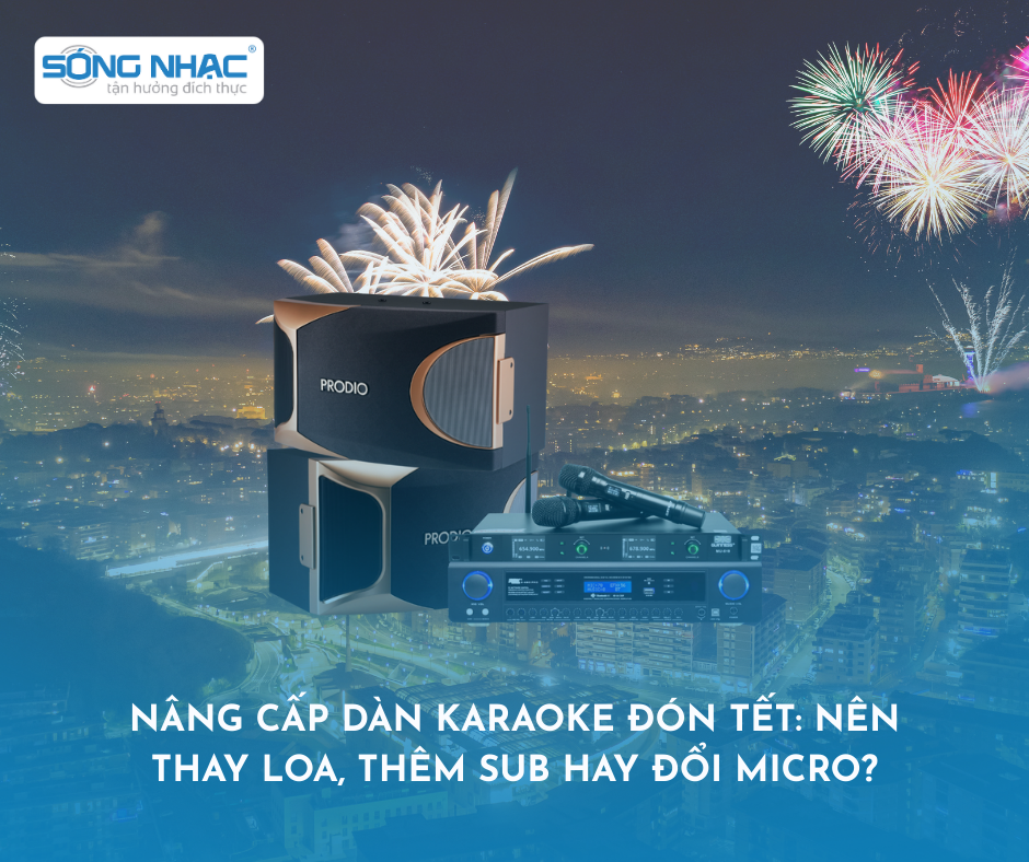 Nâng cấp Dàn Karaoke đón Tết: Nên thay Loa, thêm Sub hay đổi Micro?