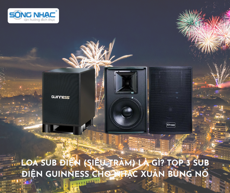 Loa Sub Điện (Siêu trầm) là gì? Top 3 Sub điện Guinness cho nhạc Xuân bùng nổ