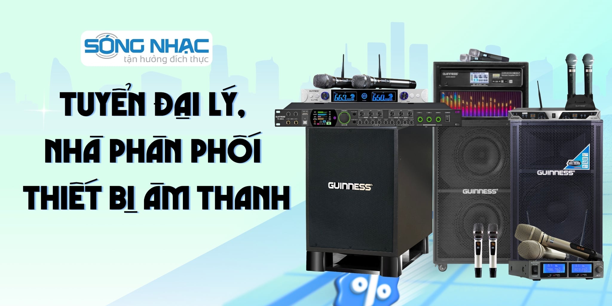 TUYỂN ĐẠI LÝ, NHÀ PHÂN PHỐI THIẾT BỊ ÂM THANH CHÍNH HÃNG TOÀN QUỐC