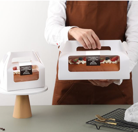 Xu Hướng Hộp Đựng Bánh Bông Lan Cuộn Thân Thiện Môi Trường