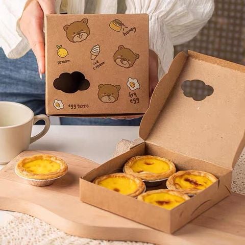 Gợi Ý Hộp Đựng Bánh Tart Sang Trọng Cho Tiệm Bánh Hiện Đại