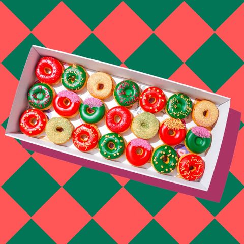Hộp Giấy Đựng Bánh Donut Mini Đẹp, Chắc Chắn, Phù Hợp Bán Takeaway