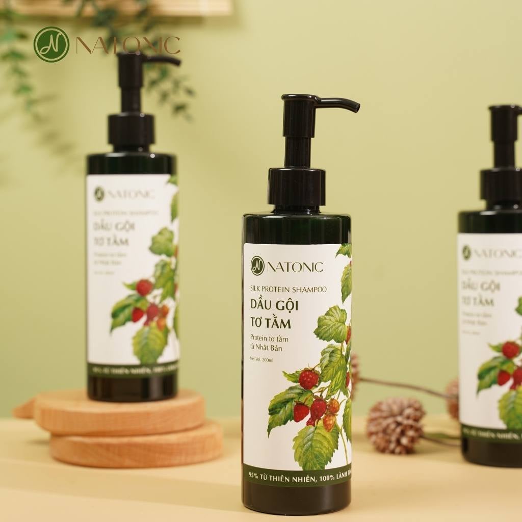 Dầu gội Bồ kết tơ tằm 95% thiên nhiên nhiều bọt, mềm mượt hơn, phù hợp da đầu khô