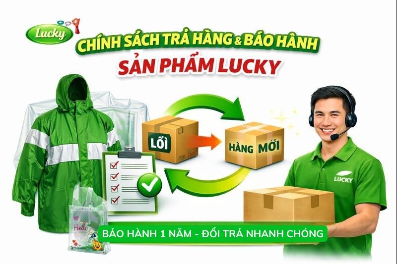 Chính sách trả hàng & bảo hành sản phẩm tại Lucky