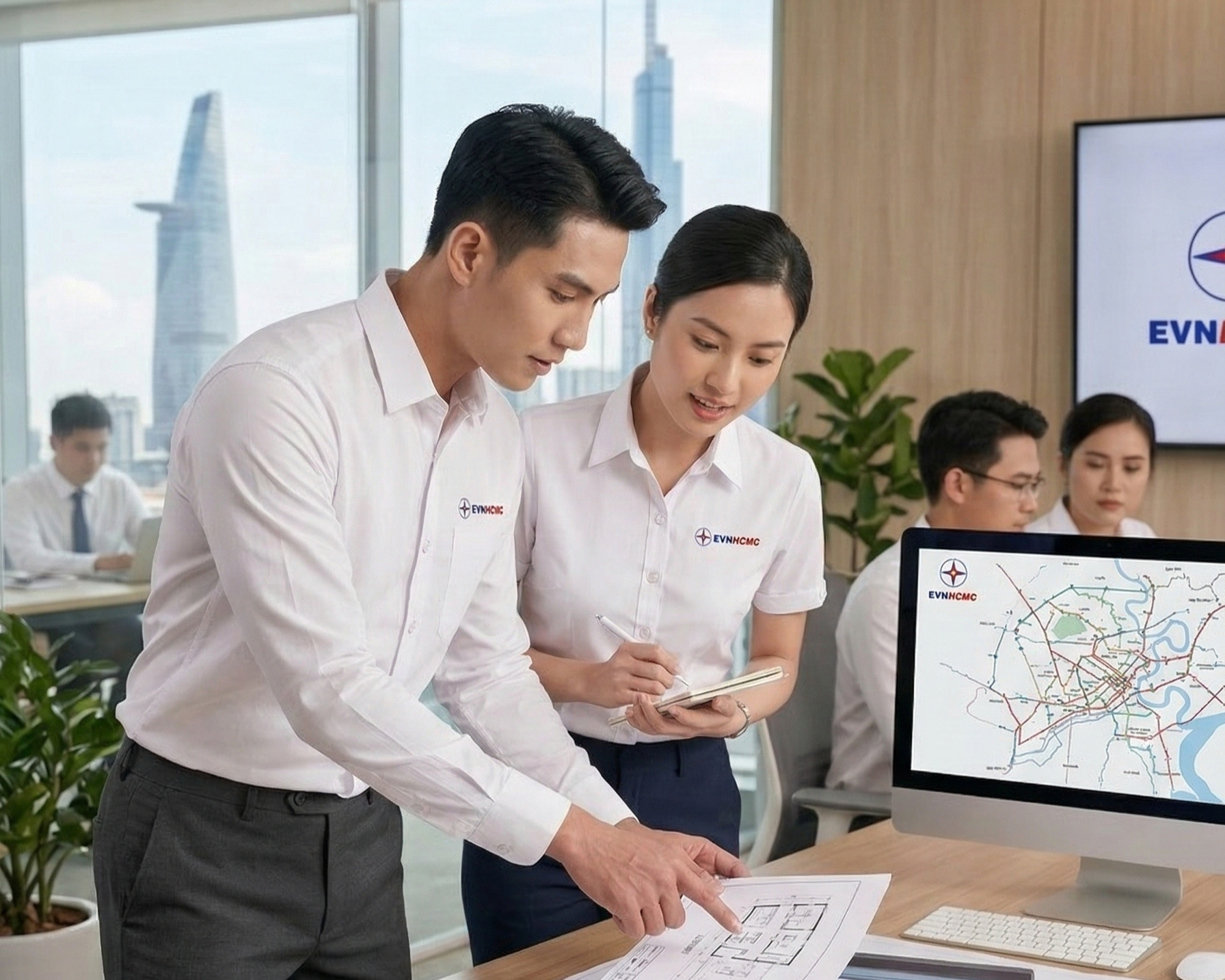 NÂNG TẦM HÌNH ẢNH EVN CÙNG MYONE