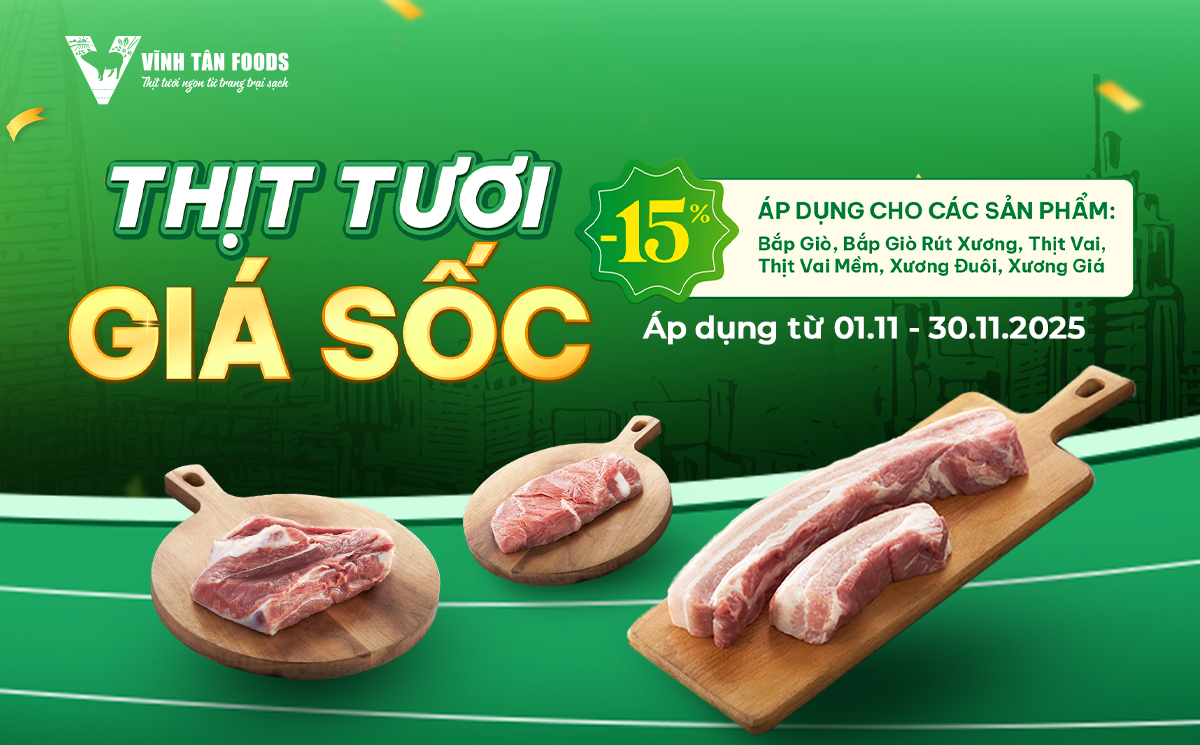 🔥🔥 THỊT SẠCH CHẠM TAY - GIÁ NGON CHẠM VÍ - GIẢM NGAY 15%