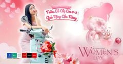 Vespa, Piaggio FMG Mobility | Motoplex Hanoi khuyến mại dịch vụ ngày Quốc tế phụ nữ 8-3