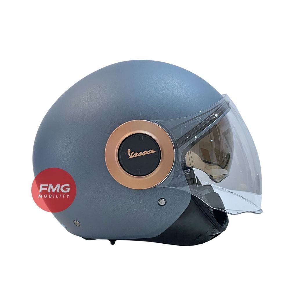 Mũ Bảo Hiểm 3/4 Có Kính Âm Vespa Officina 8 chính hãng tại Motoplex Hanoi | FMG Superstore