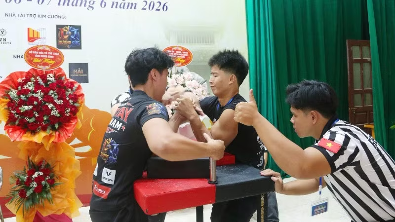 Hơn 150 vận động viên tranh tài tại Giải Vật tay liên tỉnh năm 2026