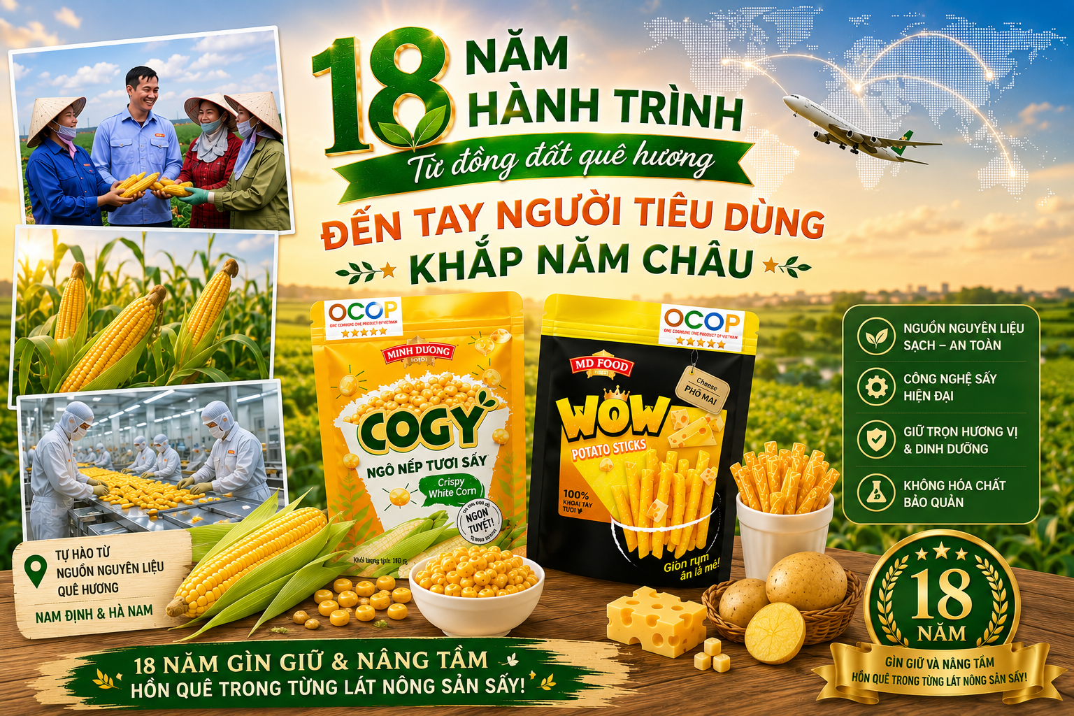 18 Năm Đồng Hành Cùng Người Tiêu Dùng Việt – 5 Cam Kết Của MD Food Về Chất Lượng Thực Phẩm