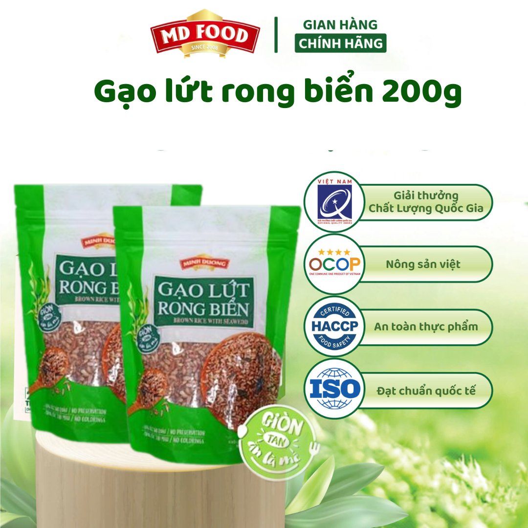 Lợi ích của gạo lứt rong biển MDFood