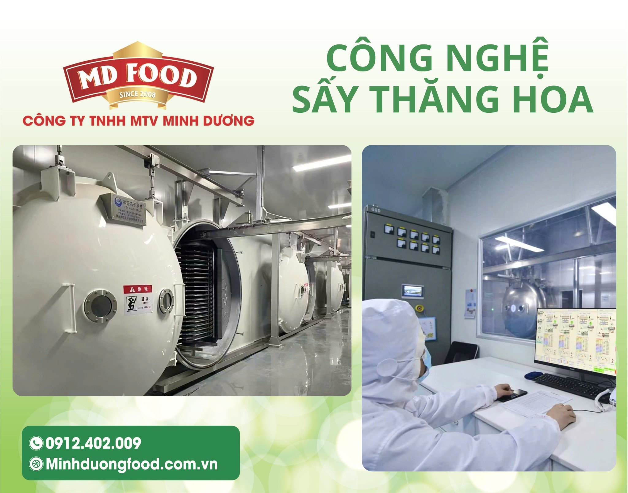 Công nghệ sấy thăng hoa là gì? Sự khác biệt vượt trội so với các công nghệ sấy khác