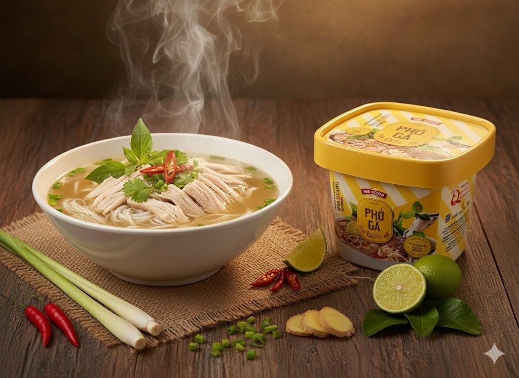 Phở gà sấy thăng hoa MDFOOD