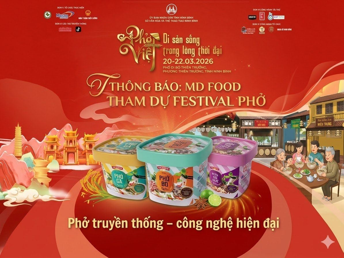 MDFOOD chính thức tham dự Festival Phở 2026
