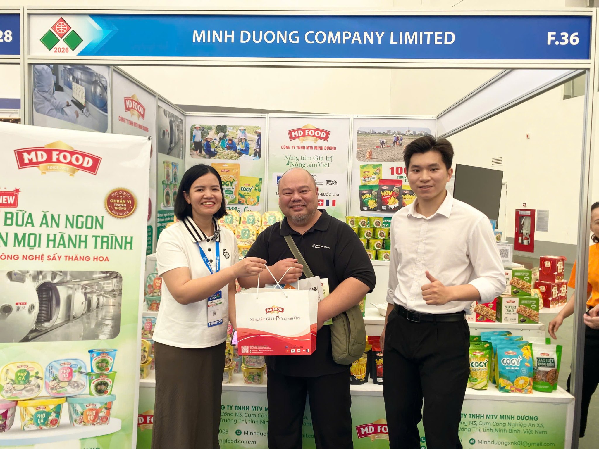 MDFOOD tại EXPO 2026 – Hành trình mang nông sản Việt chạm đến trái tim người tiêu dùng