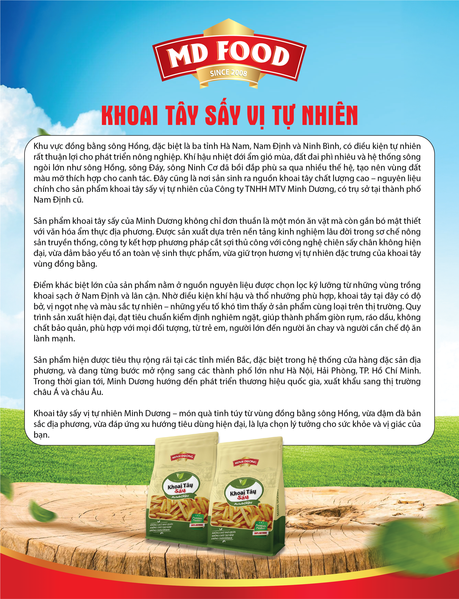 Chuyện Của Những Lát Khoai Sấy Giòn: Từ đồng quê ra phố – vẫn trọn vị giòn thơm