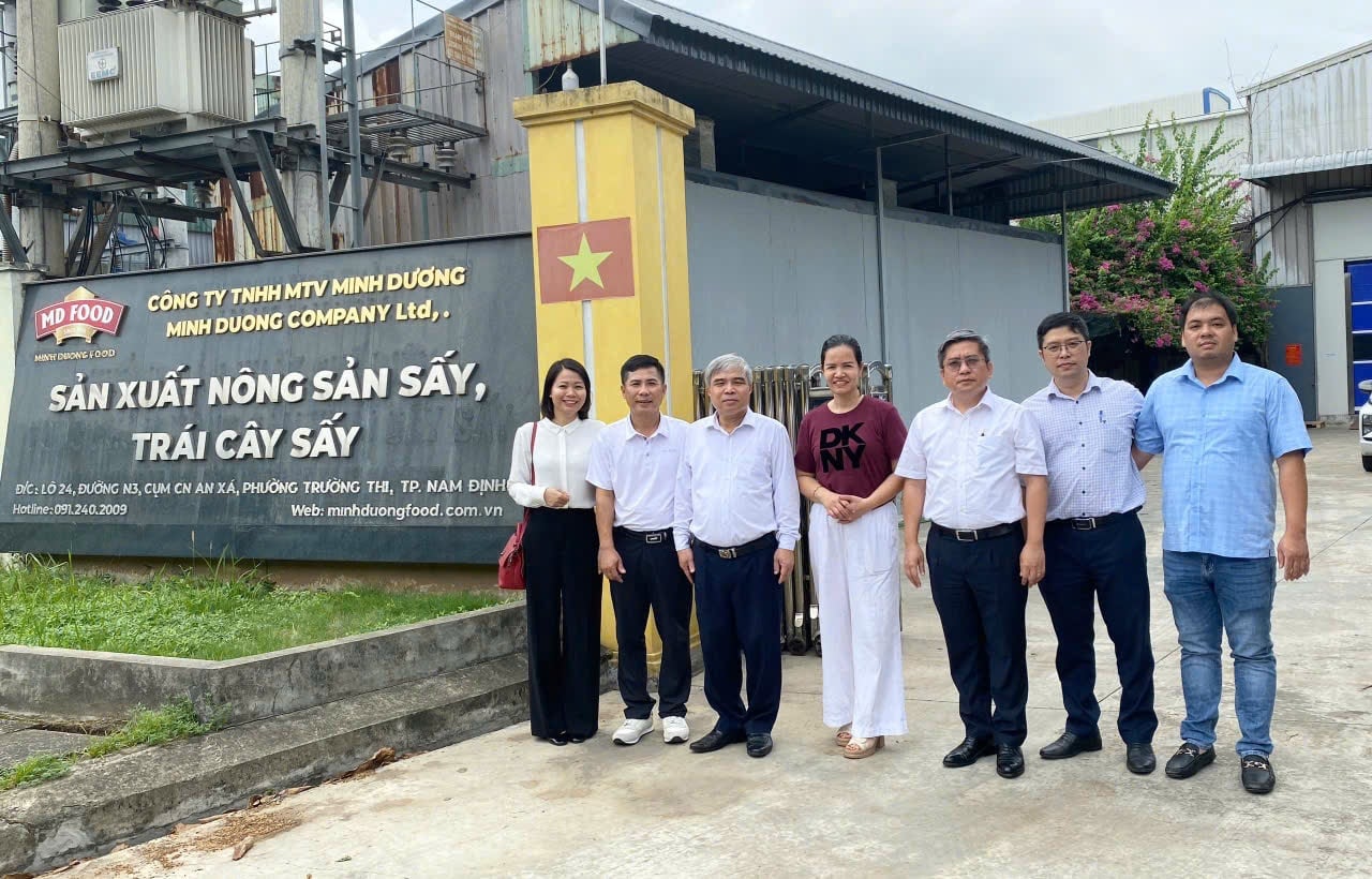 Chào Đón Đoàn Đại Biểu Bộ Khoa Học & Công Nghệ Ghé Thăm Nhà Máy Minh Dương (MD Food)