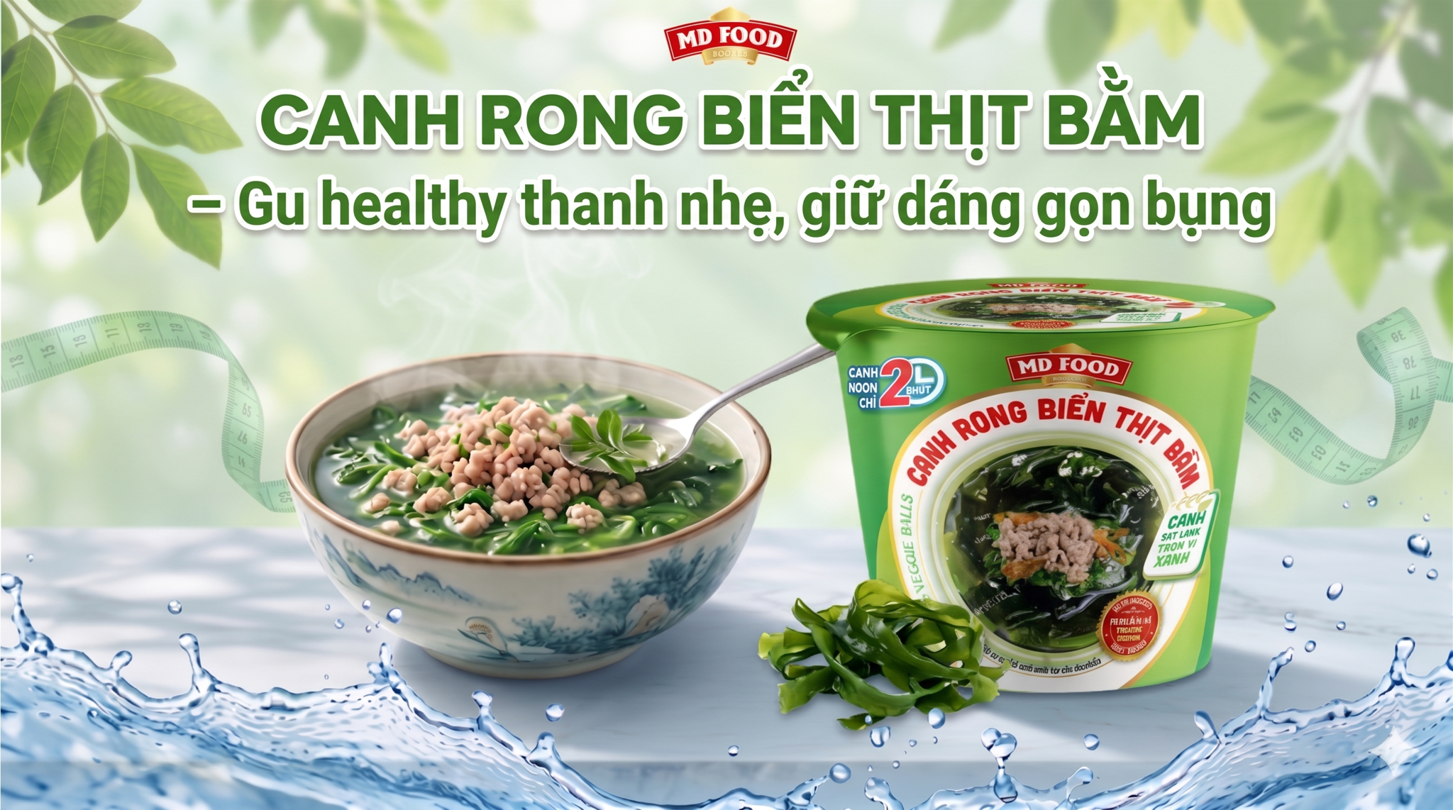 Canh Rong Biển Thịt Bằm Sấy Thăng Hoa MD Food