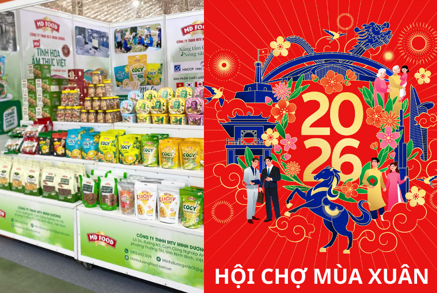 MDFOOD CHUẨN BỊ SẴN SÀNG CHO HỘI CHỢ MÙA XUÂN