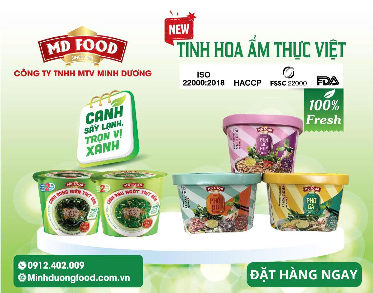 MDFood & Hành Trình Chinh Phục Tinh Hoa Ẩm Thực Việt Với Công Nghệ Sấy Thăng Hoa Hiện Đại