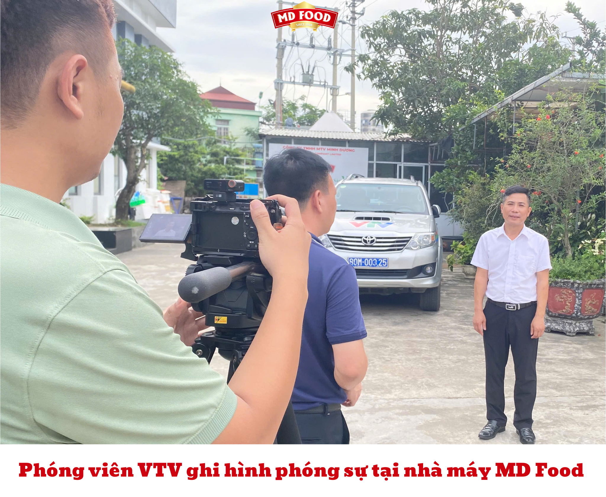 Nhà Máy MD Food Đón Tiếp Đài Truyền Hình VTV Và Chi Cục ATTP Tỉnh Ninh Bình