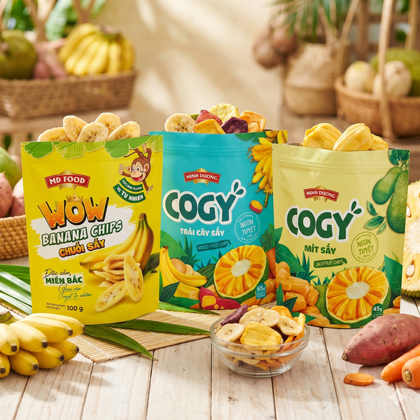 Bộ 3 khoai tây sấy Wow MD Food