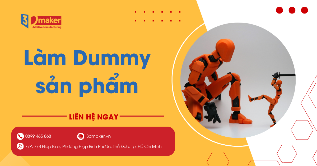 Làm Dummy 3D Sản Phẩm: Quy Trình Thiết Kế & Tạo Mẫu Prototype