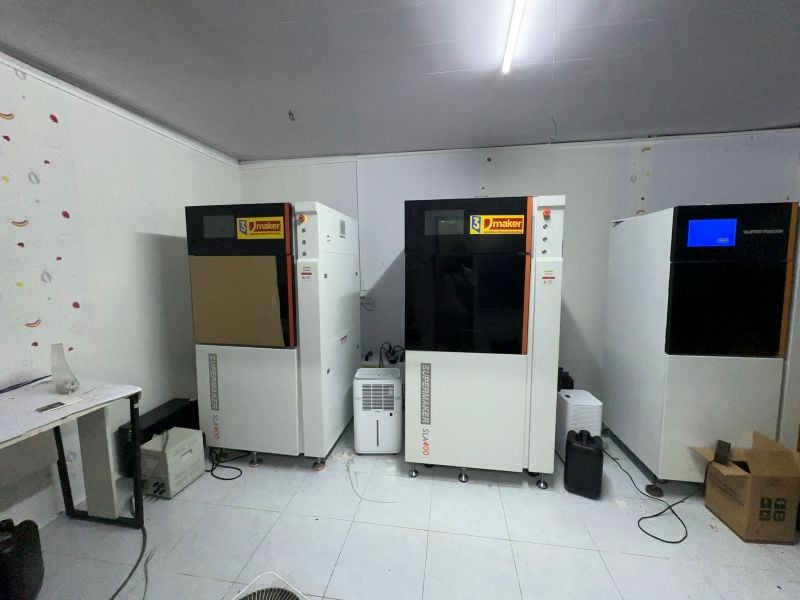 5 máy in 3D Resin SLA công nghiệp tại 3DMaker xưởng Thủ Đức HCM