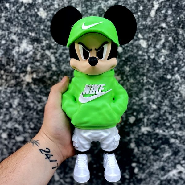 Mô hình in 3D Mickey Mouse Urban Vibes Mô hình in 3D Mickey Mouse phiên bản Urban street art fan art mini PLA