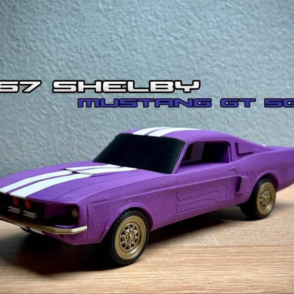 Mô hình xe Shelby Mustang GT500 1967 in 3D – 3DMaker TPHCM