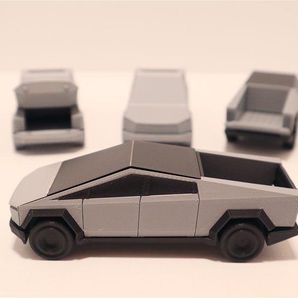 Mô hình xe Tesla Cybertruck in 3D – 3DMaker TPHCM