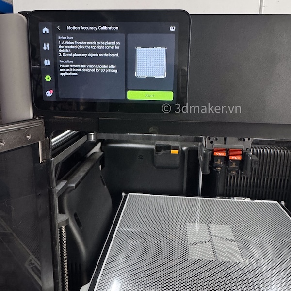 Máy in 3D FDM Bambu Lab H2D với Vision Encoder calibration tự động 3DMaker Thủ Đức