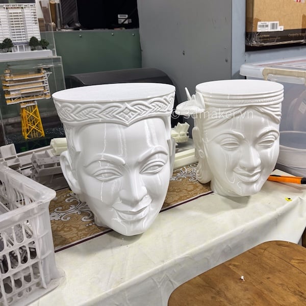Mẫu in 3D trang trí nội thất Sản phẩm trang trí in 3D FDM gia công theo mẫu riêng