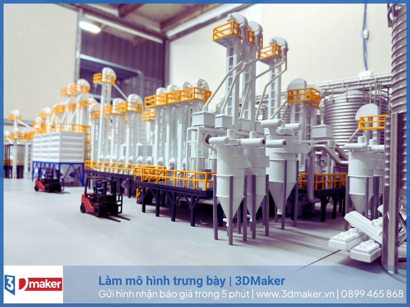 Mô hình sa bàn nhà máy - 3DMaker