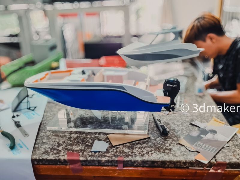 Mô hình xe in 3D phóng to cho showroom và sự kiện ra mắt — 3DMaker TPHCM