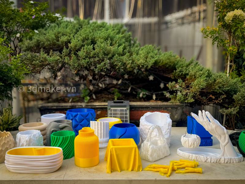 10 mẫu chậu cây decor nội thất in 3D FDM đẹp nhất 2025 - 3DMaker